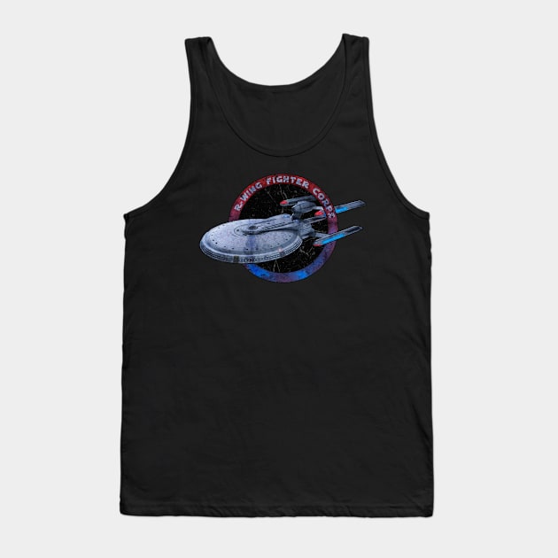 R - WING FIGHTER CORPS REDBLUE Tank Top by mamahkian